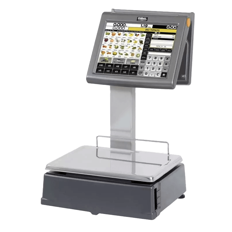 Cântar Dibal D-955 6/15kg Display Client 12" Touch