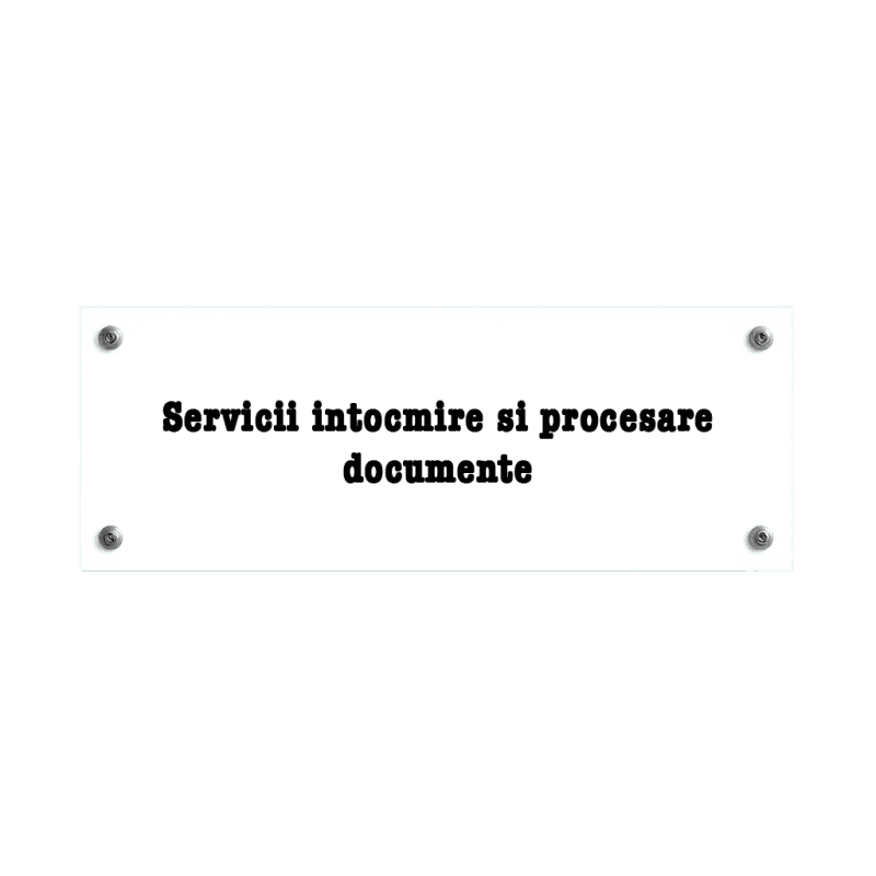 Servicii intocmire si procesare documente