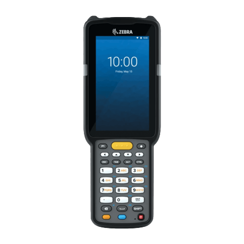 Terminal mobil Zebra MC3300X, Gun, 2D, SR, GMS, 29 taste