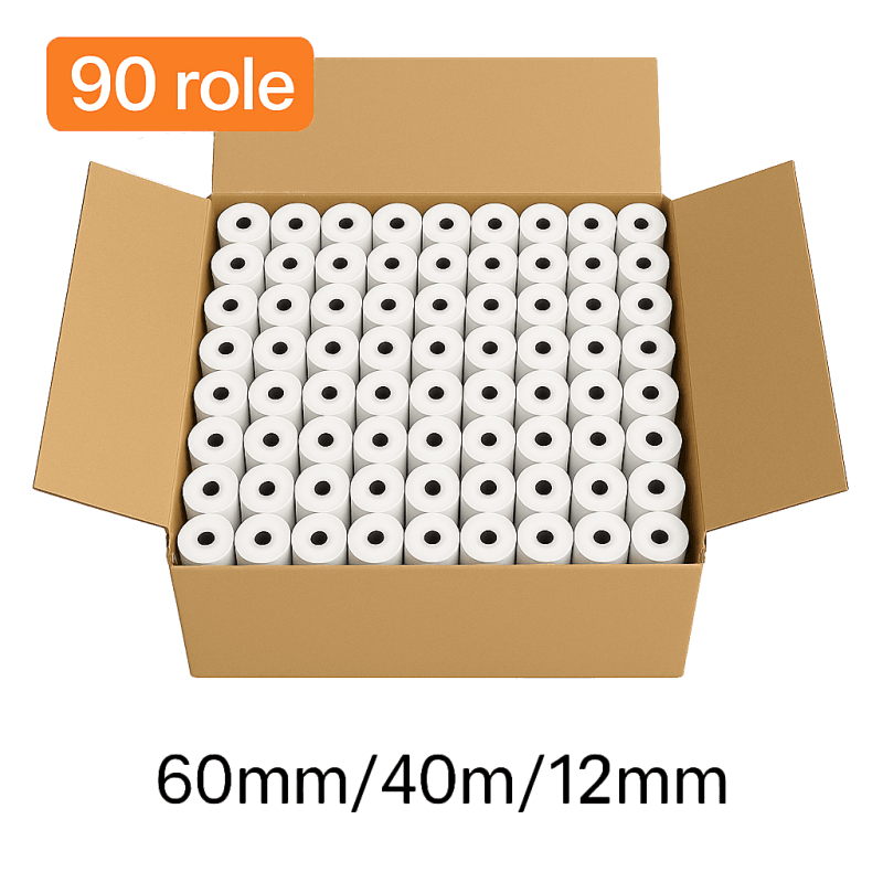 Bax 90 de role termice 60mm x 40m x 12mm