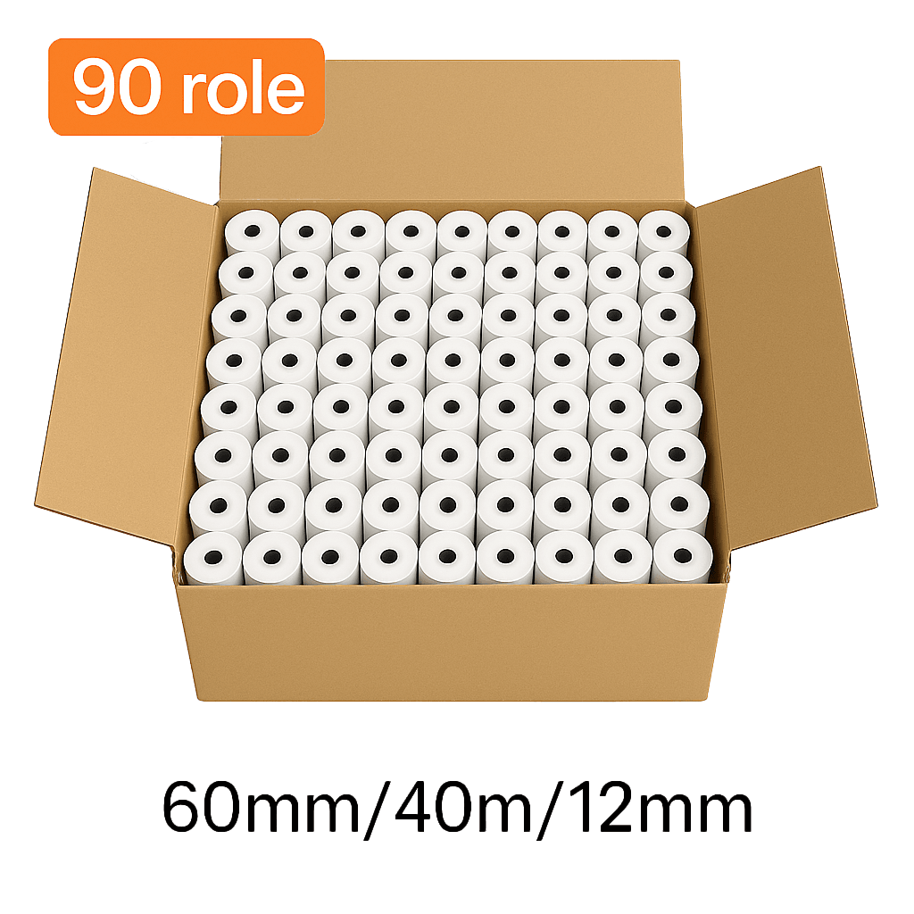 Bax 90 de role termice 60mm x 40m x 12mm