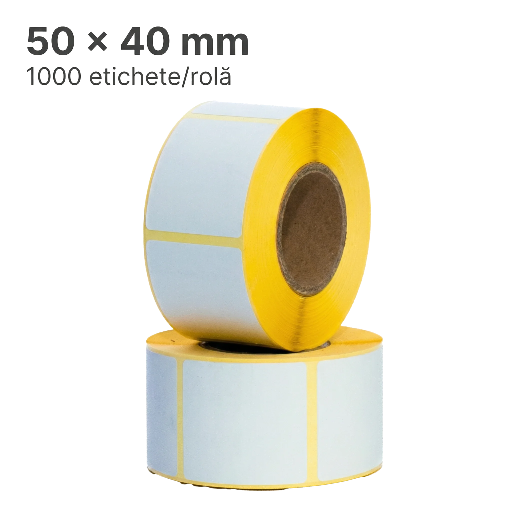 Etichete termice autoadezive 50x40 mm, 1000/rolă