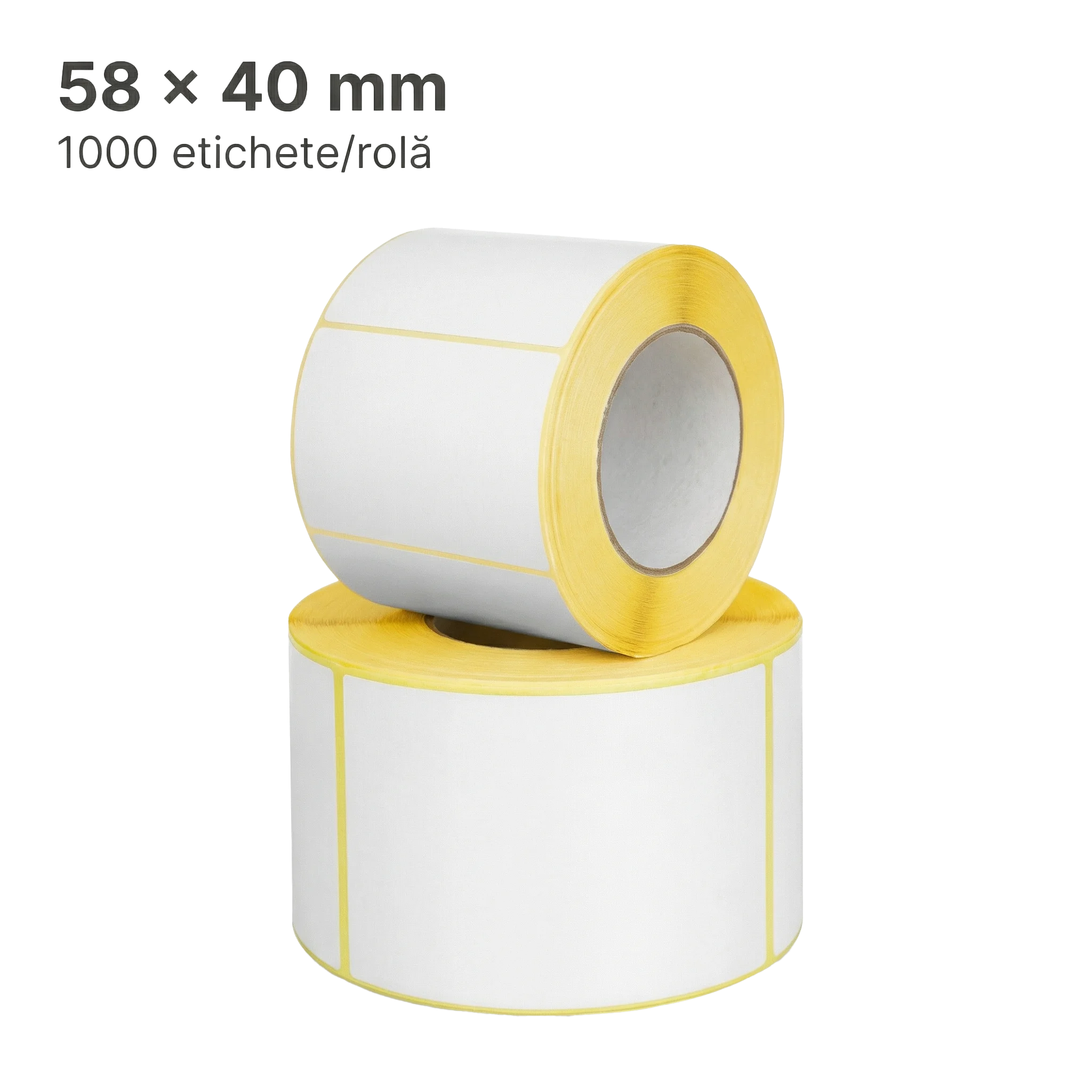 Etichete Thermal ECO H2510 58x40 mm, 1000/rolă, FI 40 mm