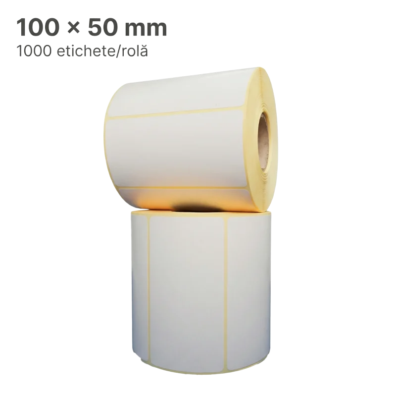 Etichete Termice H2510 100×50 mm – 1000/Rolă, FI 40 mm